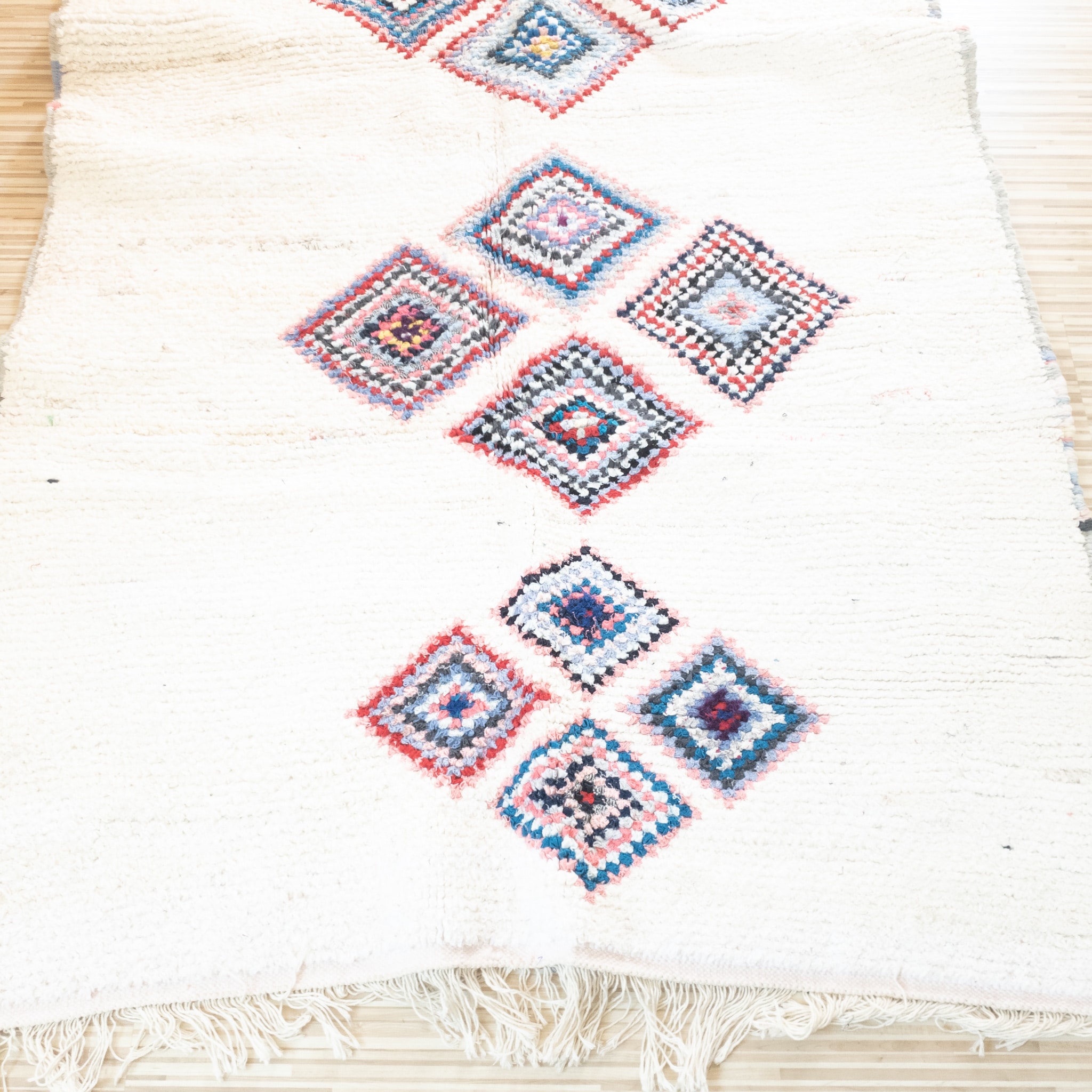 Boucherouite Teppich MARINE 1,20m x 2,35m Boucherouite Teppich MARINE 1,20m x 2,35m