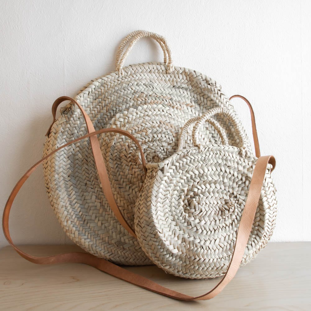 Runde korbtasche Clearance