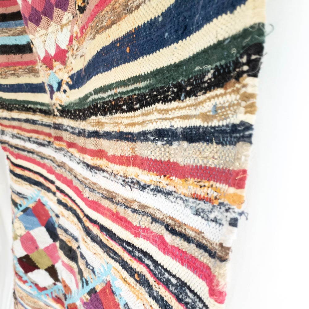 Marokkanischer Kilim Flickenteppich Boucherouite Marokkanischer Kilim Flickenteppich Boucherouite