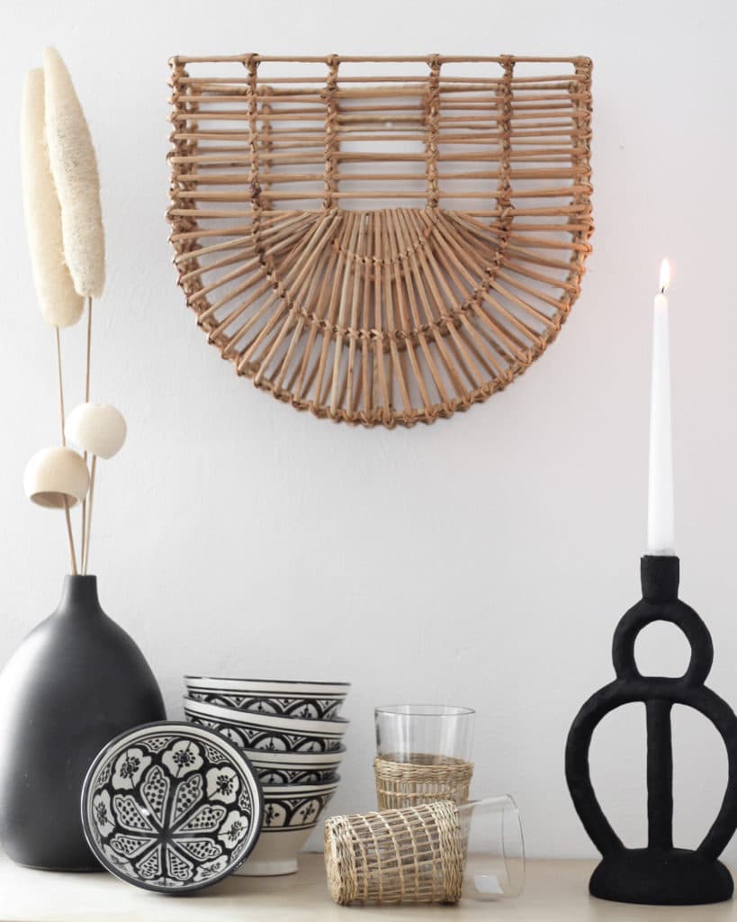 Bloomingville Wandkorb Aus Rattan DARI DESIGN bloomingville-wandkorb-aus-rattan-dari-design