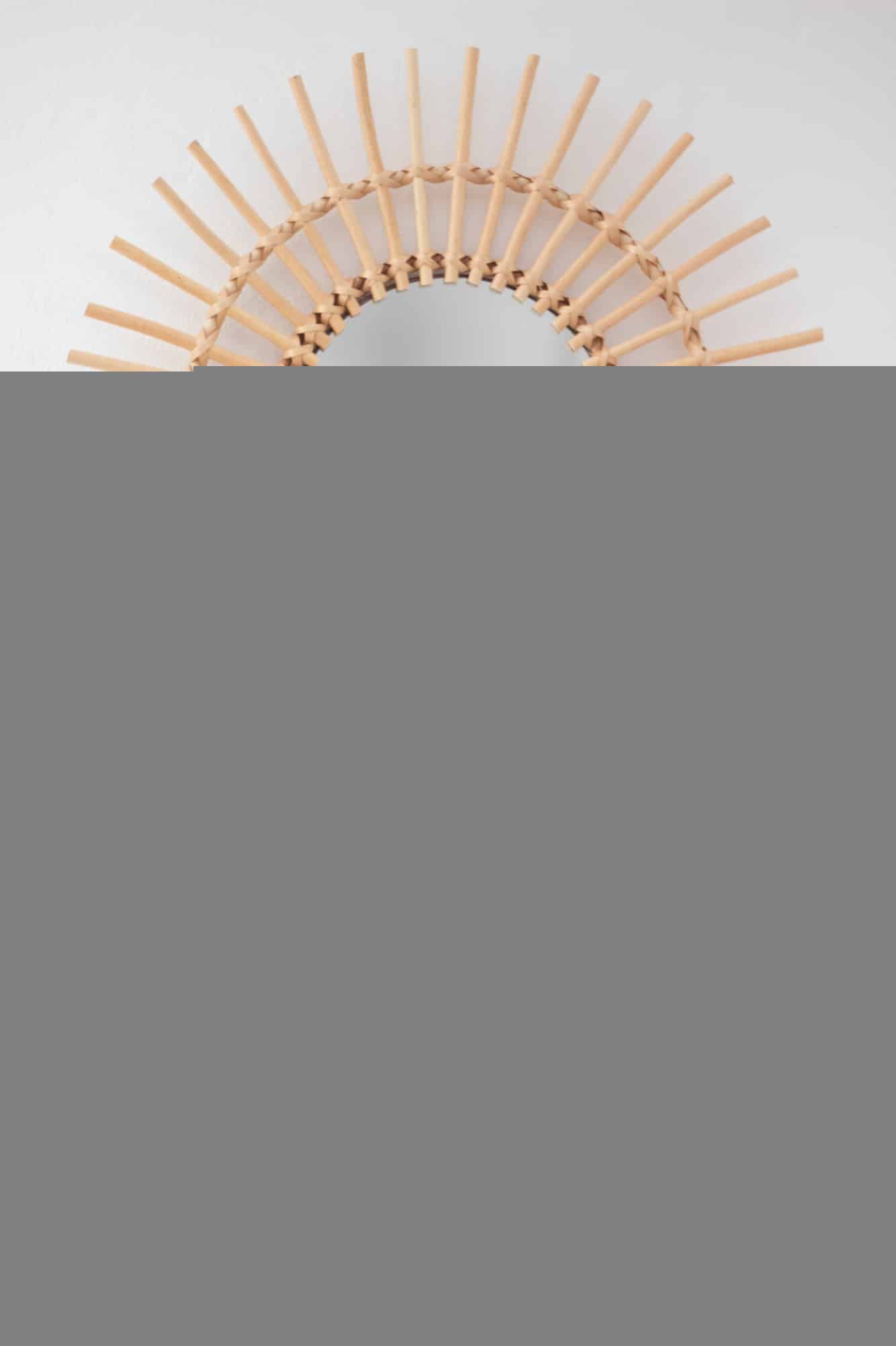 Rattanspiegel SUN 58cm