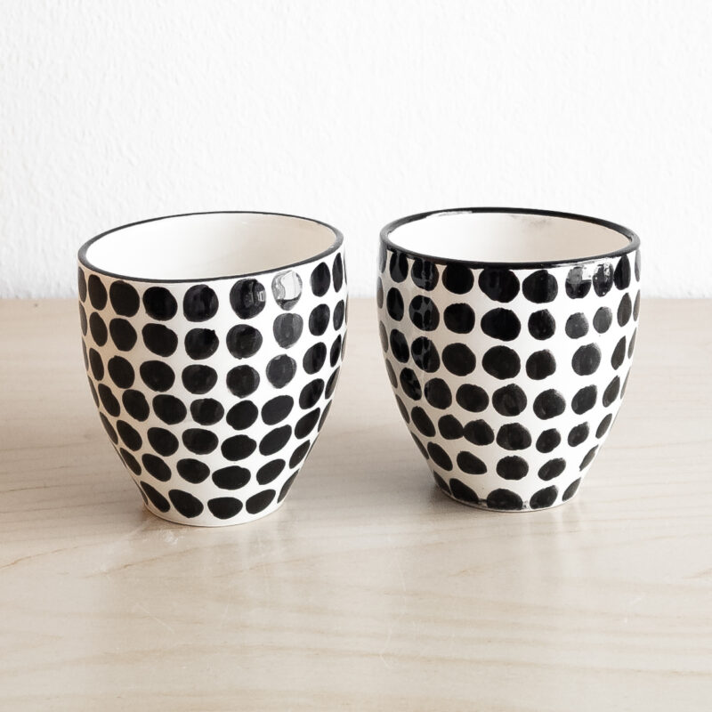 Becher POLKA DOTS im 2er-Set (1)