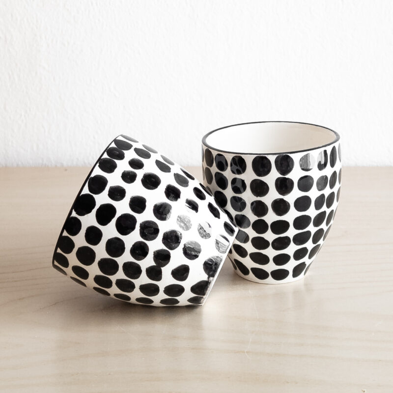 Becher POLKA DOTS im 2er-Set (1)