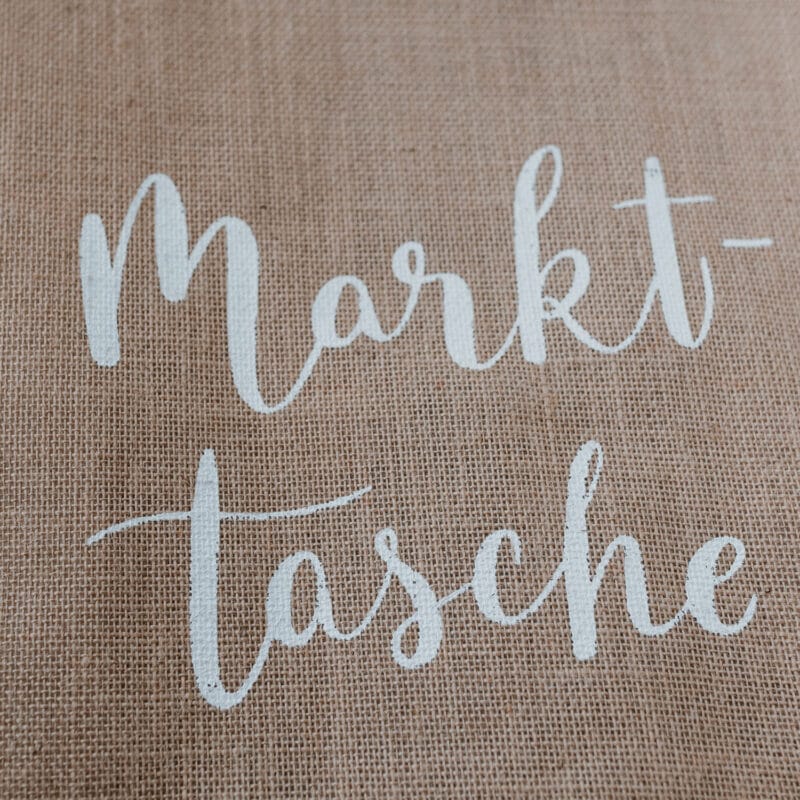 Eulenschnitt - Jute Shopper Markttasche